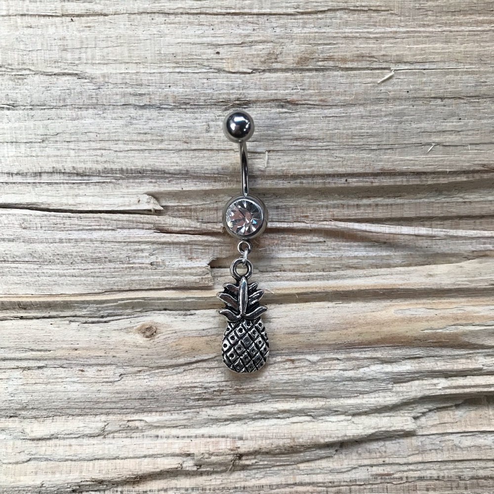 Pineapple Belly Button Ring